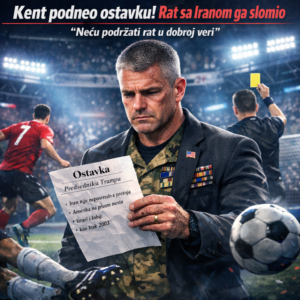 Kent podneo ostavku! Rat sa Iranom ga slomio