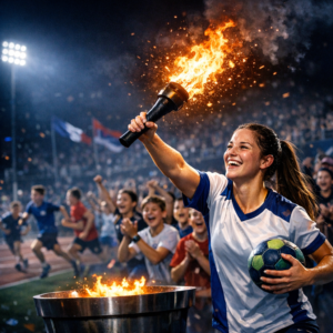 Mina zapalila baklju. Dan sporta u euforiji!