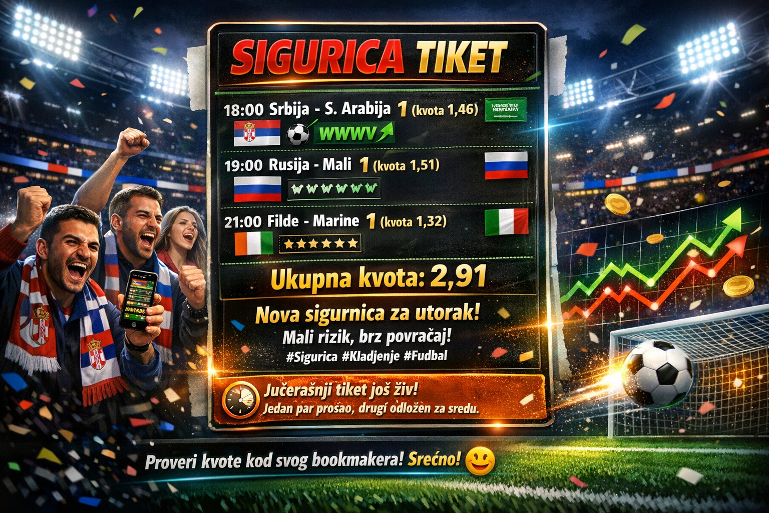 ZA danas smo vam spremili sledeće predloge.