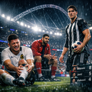 Jović povređen! Srbija bez napadača na Vembliju