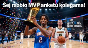 Šej razbio MVP anketu kolegama!