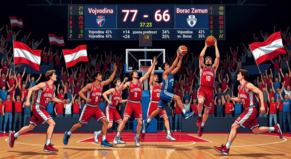 Vojvodina razbila Borac 77:66!