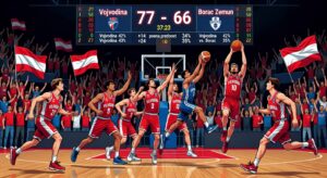 Vojvodina razbila Borac 77:66!