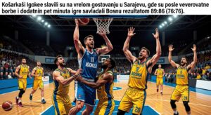 Košarkaši Igokee slavili su na vrelom gostovanju u Sarajevu, gde su posle neverovatne borbe i dodatnih pet minuta igre savladali Bosnu rezultatom 89:86 (76:76).