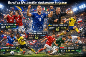 Baraži za SP: Uzbudljivi dueli BiH-Italija, Češka-Danska i ostali utorkom i srijedom