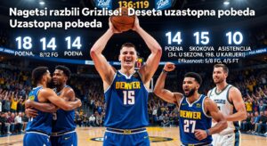 Nagetsi razbili Grizlise! Deseta uzastopna pobeda