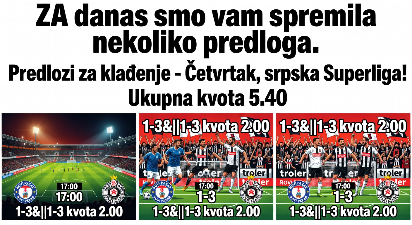 ZA danas smo vam spremila nekoliko predloga.