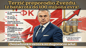 Terzić preporodio Zvezdu. Iz bankrota do 100 miliona evra!
