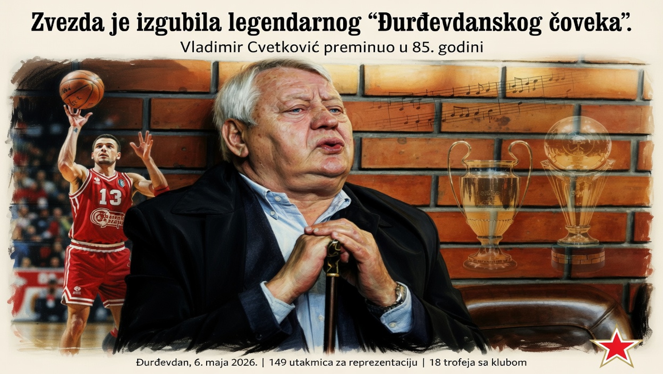 Zvezda je izgubila legendarnog „Đurđevdanskog čoveka“. Vladimir Cvetković preminuo u 85. godini.