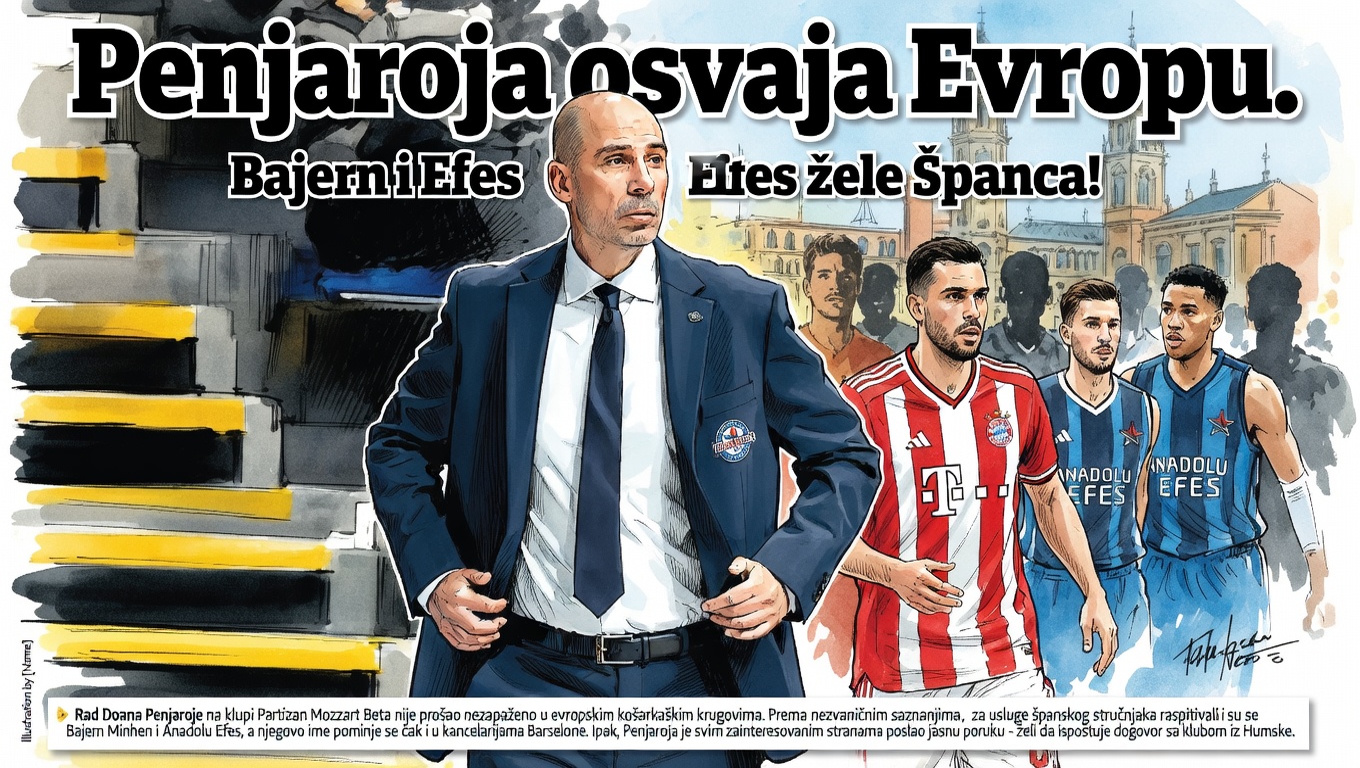 Penjaroja osvaja Evropu. Bajern i Efes žele Španca!