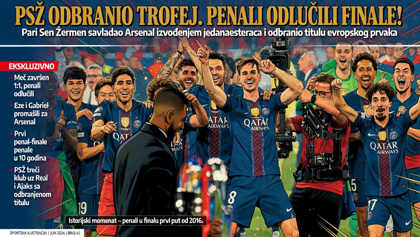 PSŽ odbranio trofej. Penali odlučili finale!