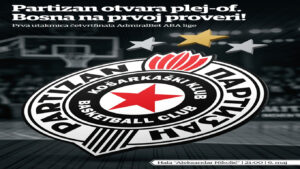 Partizan otvara plej-of. Bosna na prvoj proveri!