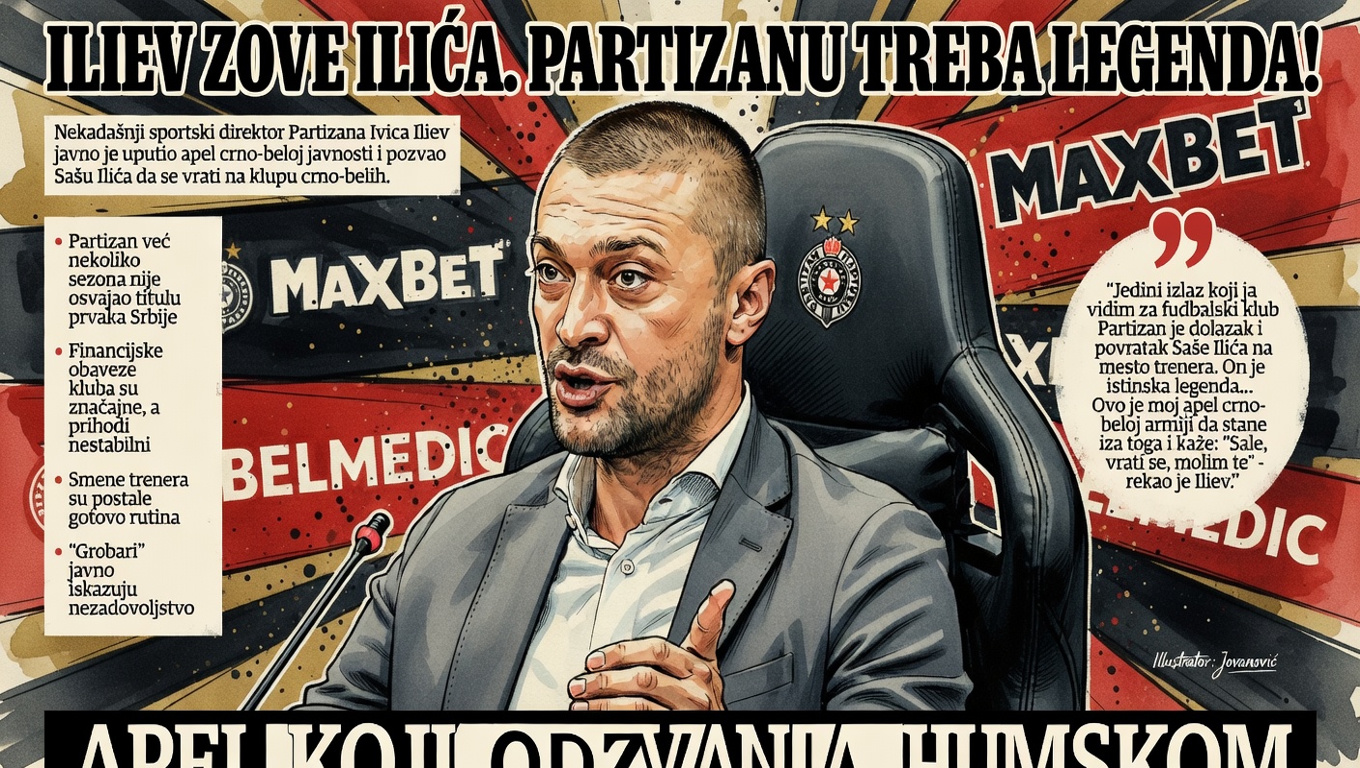 Iliev zove Ilića. Partizanu treba legenda!