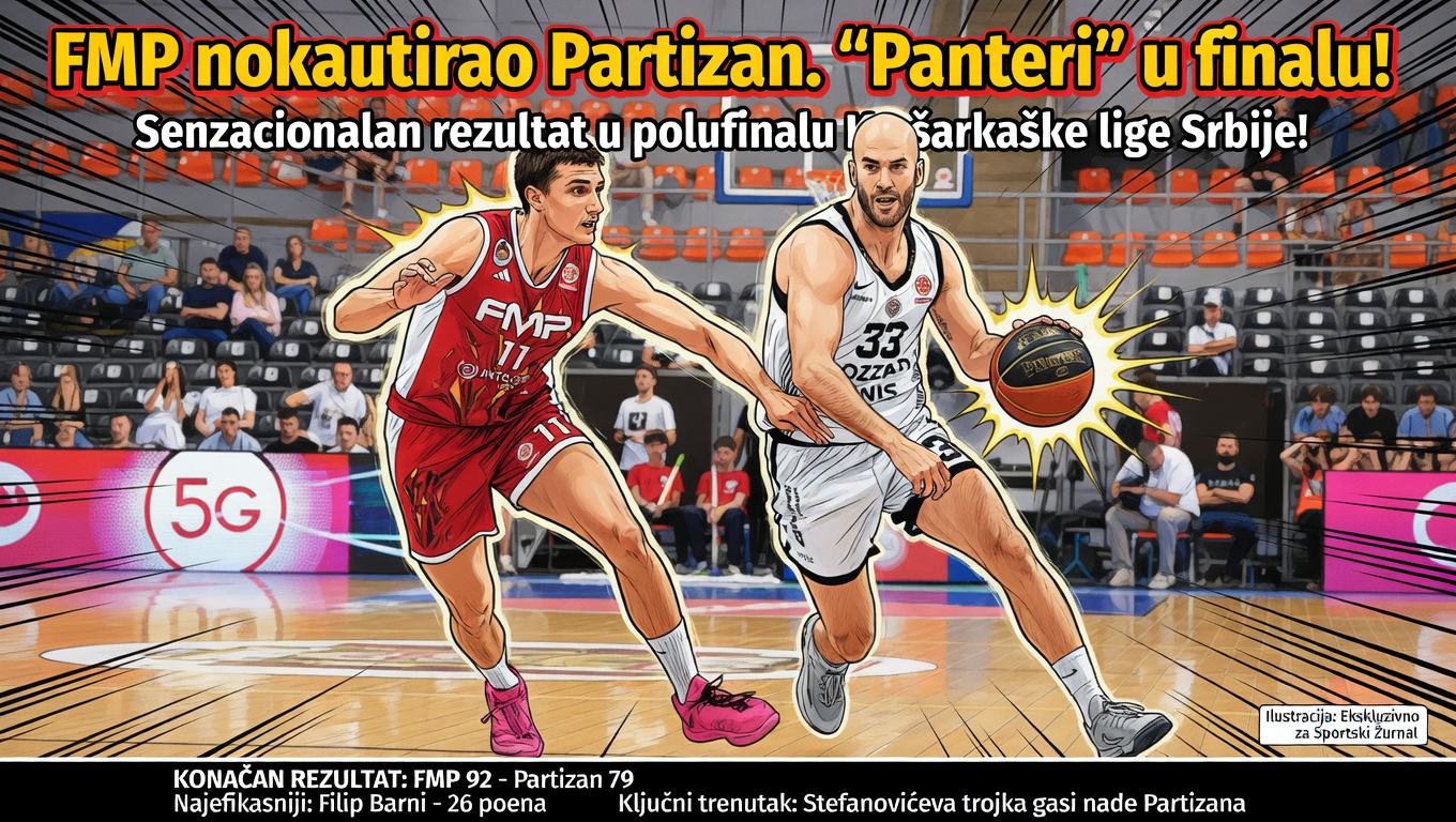 FMP nokautirao Partizan. „Panteri“ u finalu!