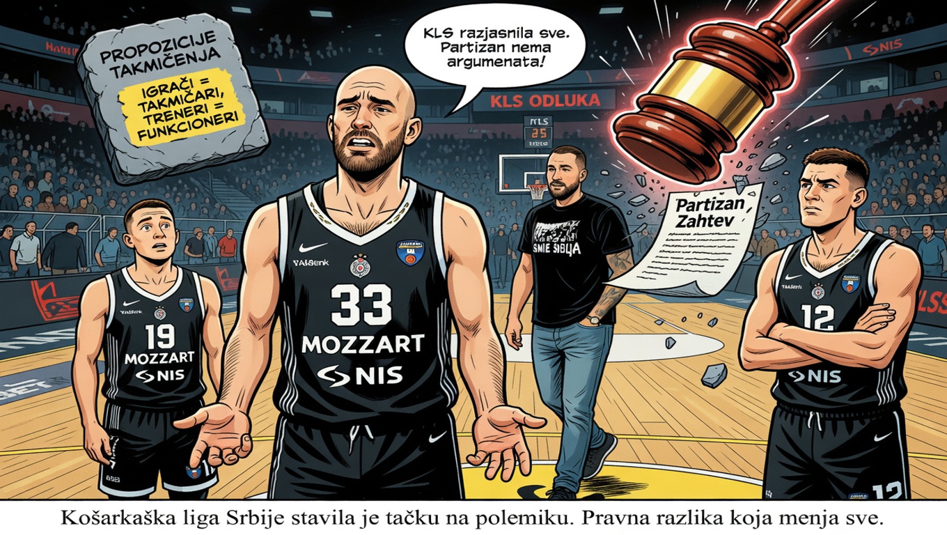 KLS razjasnila sve. Partizan nema argumenata!