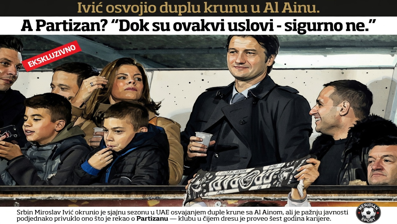 Ivić osvojio duplu krunu u Al Ainu. A Partizan? „Dok su ovakvi uslovi – sigurno ne.“