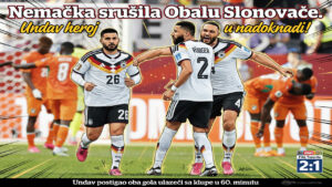 Nemačka srušila Obalu Slonovače. Undav heroj u nadoknadi!