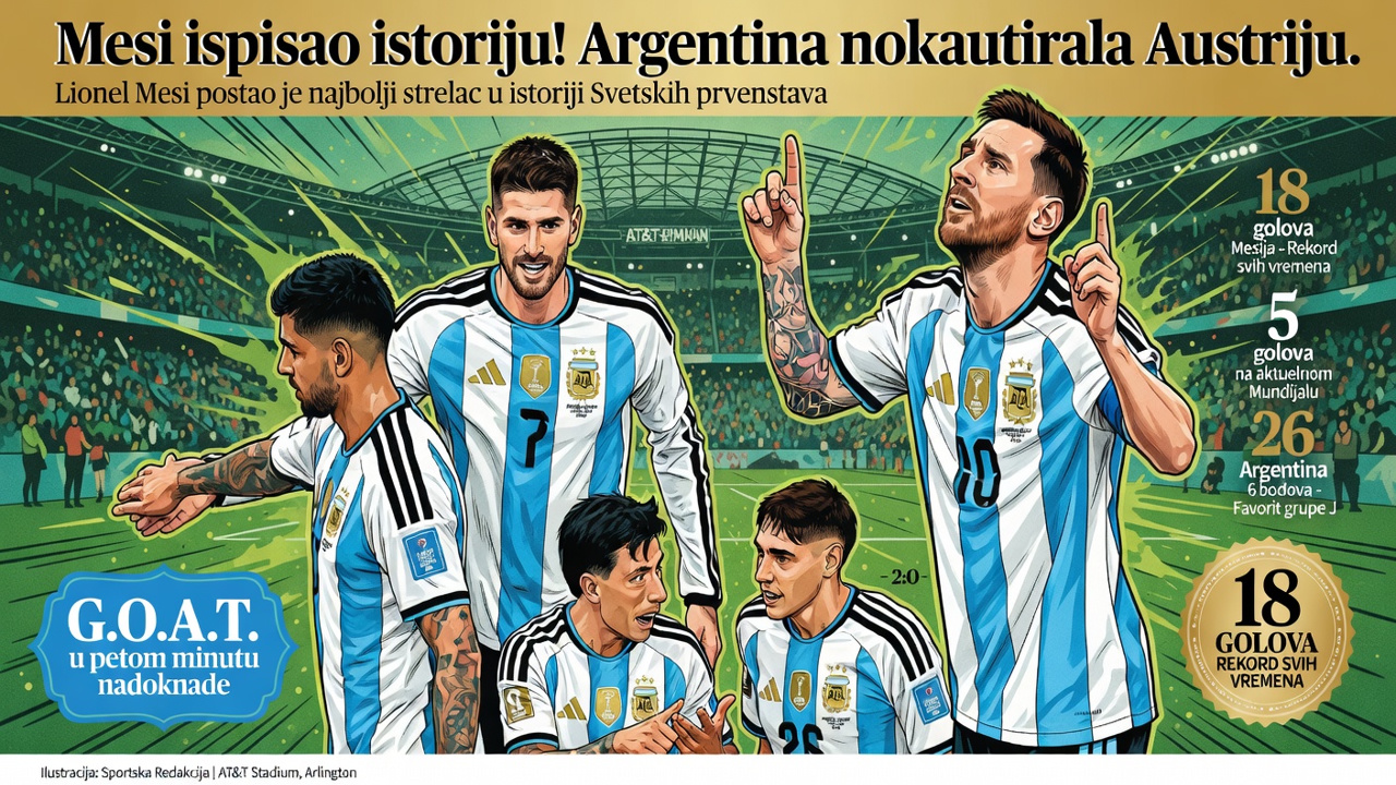 Mesi ispisao istoriju! Argentina nokautirala Austriju.