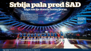 Srbija pala pred SAD. Liga nacija donela bolan poraz.