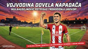 Vojvodina dovela napadača. Mulahusejnović potpisao trogodišnji ugovor!
