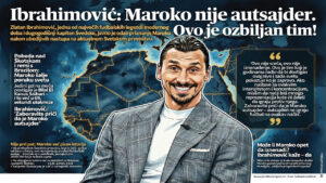 Ibrahimović: Maroko nije autsajder. Ovo je ozbiljan tim!