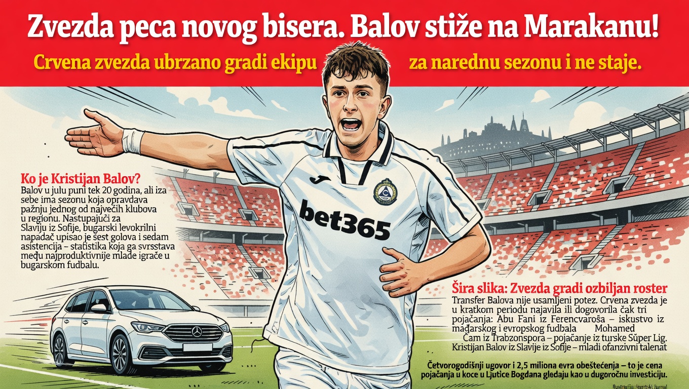 Zvezda peca novog bisera. Balov stiže na Marakanu!