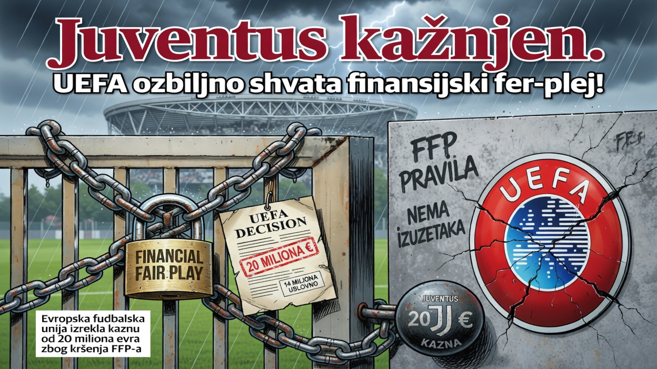 Juventus kažnjen. UEFA ozbiljno shvata finansijski fer-plej!